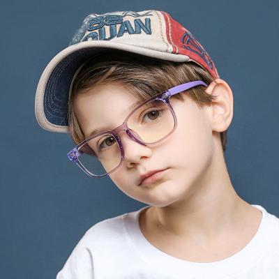 China Anti-blue blocking glasses boys anti-blue glasses TR90 children computer game glasses transparent anti-blue glasses for sale