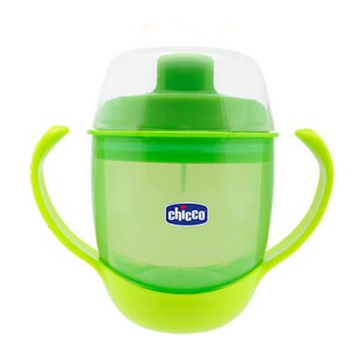 China Non-phthalate chicco free top bottom wide mouth baby printing cup shaker cup 180ml plastic anti-collision anti-burst baby cup for sale