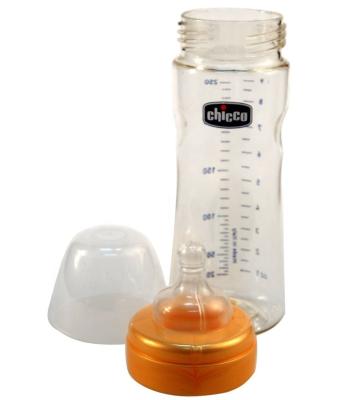 China Famous Brand 250ml Hapy Baby BPA Free Baby Feeding Chicco PP Glass Bottles Cover For Baby Glass Bottle for sale