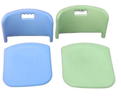 China Plastic Low Backrest  outdoor Colorful Fixed stadium seat back and dining room student chairs for sale