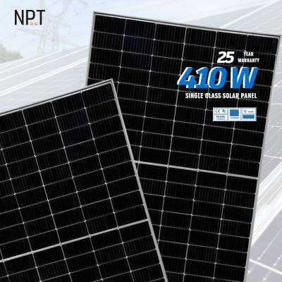 China 400w 405w 410w Cheap Price From China Mono Crystalline Cells Production Line Recycling Module Solar Panels Kit 182mmx91mm for sale