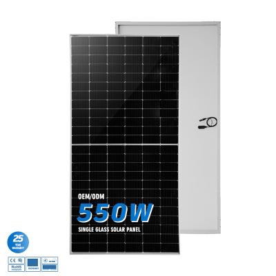 China China 545w 550w 555w Cheap Price  Full Watt High Efficiency Mono Crystalline Cells Recycling Solar Panels Kit 182mmx91mm for sale