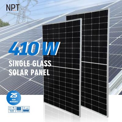 China Chinese 400w 405W 410W Rated Oem Sunpower Ecoflow Electric Storage  Module Solar Panels System Kit 182mmx91mm for sale