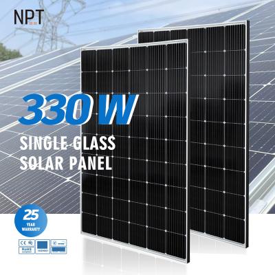 China Chinese 300w 310W 320W 330W Oem BIPV Governmet Use Monocrystalline Silicon Sunpower Eco Storage Module Solar Panels Kit 166mmx166mm for sale