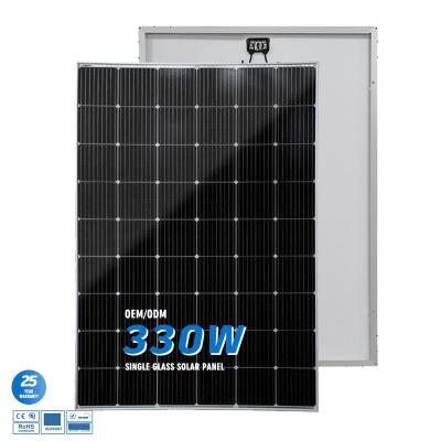 China 300w 310W 320W 330W Oem BIPV Governmet Use Monocrystalline Silicon Sunpower Eco Storage Module Solar Panels Kit 166mmx166mm for sale