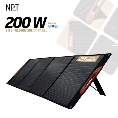 China Prices For 200w Power Full Watt Cells Waterproof Light Portable Cigs Foldable Flexible Recycling Solar Panels 166mmx166mm for sale