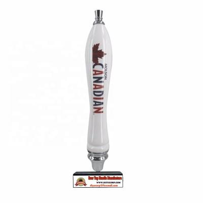 China Disposable DY-TH17 Custom Designing Molson Canadian Beer Tap Custom Wooden Handle for sale