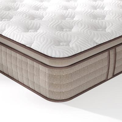 China Contemporary Design Convertible Soft 12 Inch Knit Bed Hybrid Mattress Box Spring Cotton Cover Luxury Pocket Rolling Mattress for sale