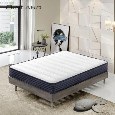 China Fire Retardant British Standard 7 Zone Pocket Spring Mattress Convertible Gel Infused Memory Foam Mattress for sale