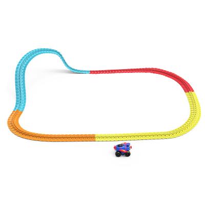 China Slot Toy FlyNova Trailblazer Junior Race Plus Best Present For Kids Flexible Track Playset Track Car for sale