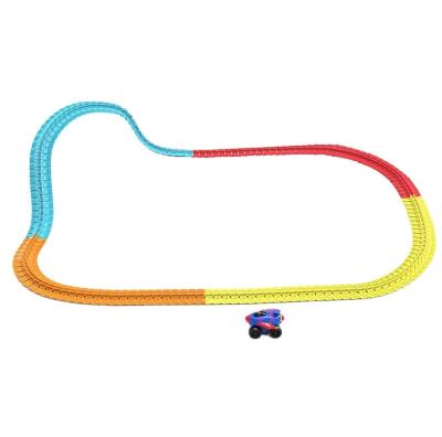 China Toy Factory Direct Selling Slot Train High Quality Toy Track Playset Flexible Track Car for sale