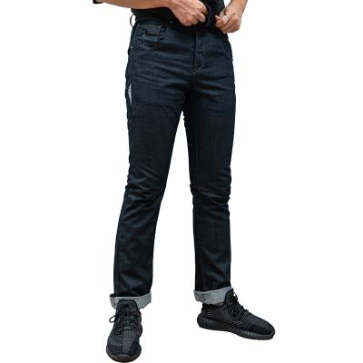 China QUICK DRY Custom LOGO dark comfortable straight tube loose tapered mens jeans pants mens and womens jeans for sale