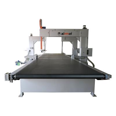 China Soft conveyor work table Fully automatic Vertical knife foam cutting machine EPE PE EVA sponge for sale