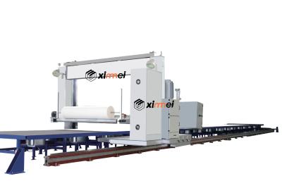 China C517 Grantry Moving On Linear Motion Guide Long Block Foam Splitting To Slim Sheet Horizontal Cutting Machine for sale