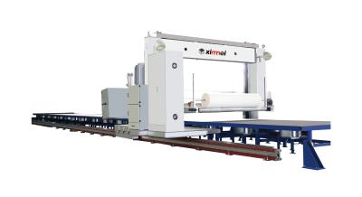 China Long Sheet Pu Foam Splitting Cutting Machine High Precision, Linear Motion Guide for sale