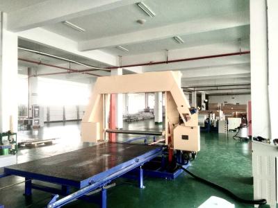 China PU Foam Sponge Horizontal Spiltting Cutting Machine Splitter Cutter SL-HC Slices for sale