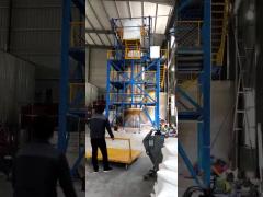 Vertical Polyurethane Foam Making Machine Round Continuous Foam Production Machine