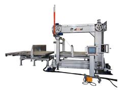 Automated PLC-Controlled Foam Cutter: Reciprocating Band Knife & Width-Adjusting Baffles for Precisi