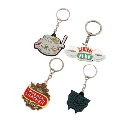 China Customized Bags Amerpromo Advertising Cartoon Factory Leader Key Chain Soft Rubber Basketball Stars Shape Key Ring For Company Gifts for sale