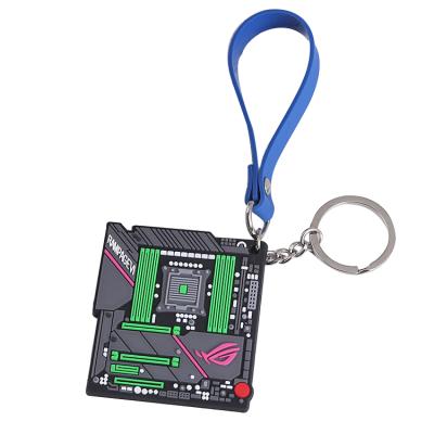 China Bags Wholesale Custom Creative Cartoon PVC Soft Rubber Game Controller Key Chains From Amerpromo for sale