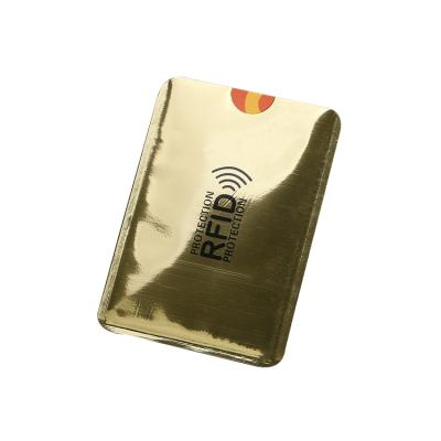 China Amerpromo Single RFID Blocking Sleeves Identity Theft Protection Travel Case Set Side Load RFID Credit Card Protector Holder for sale