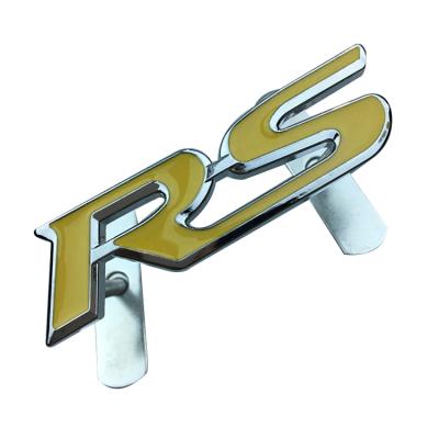 China Creative Car Zinc Alloy Logo 3D Metal Amerpromo Enamle Replacement Car Badge For Front Grill Badges for sale