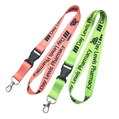 China Office Amerpromo Multifunctional Polyester Lanyard With High Quality Breakthrough Customized Silk-printed Logo for sale