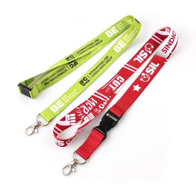 China Custom Office Amerpromo Cartoon Sublimation Polyester Lanyard Neck Breakaway Lanyard With ID Badge Holder Lanyard for sale