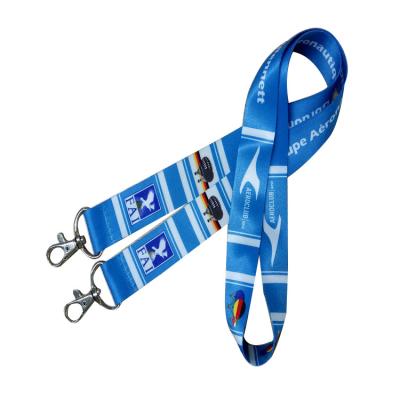 China Office Amerpromo Lanyards With Logo Custom, Custom Nylon Lanyard, ID Card Lanyard for sale