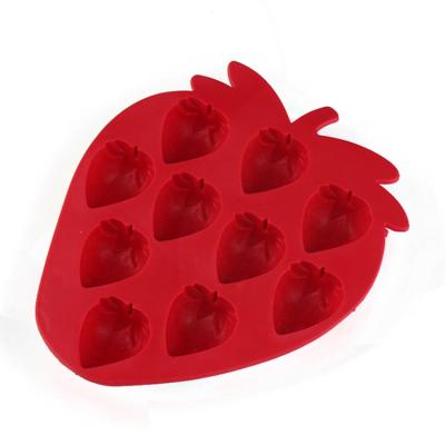 China Amerpromo DIY Eco-Friendly Silicone Cake Mold Cute 3D Fondant Chocolate Soap Silicone Mold Making In Pineapple Strawberry Shape for sale