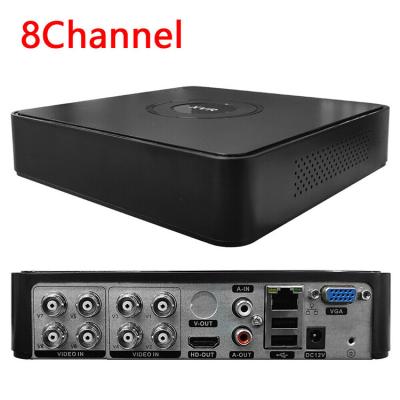 China Mobile Phone to Watch Mini Size AHD CVI TVI CVBS 4IN1 DVR Self Adaptation 8CH 8CH DVR for Cameras Full 5MP 2MP HD DHMI VGA Output for sale