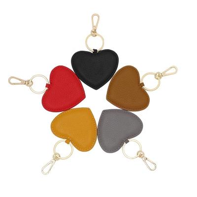 China Wholesale Fashional Souvenir Gifts Heart Leather Car Key Ring Personalized Key Chain for sale