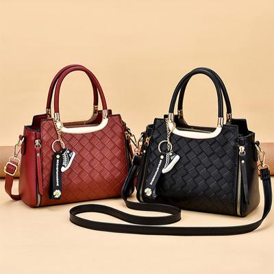 China 100% Handmade Ladies Bags Leather Handbags Women Leather Handbags Women Luxury Cross - Body Shoulder Bags For Ladies for sale