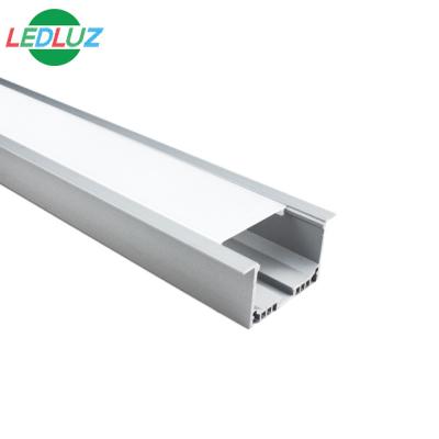 China Recessed Aluminum Alloy Mounting Bracket LED Extruded Profile Aluminum For Led Strip Lights for sale