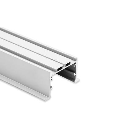 China 2 Inch Decorations LEDLUZ ALP045-R Recessed Aluminum LED Profile With Flange For Ceiling for sale