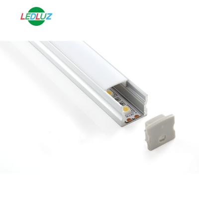 China Widely Used Decorations LED Aluminum Profile Without Flange For LED Flexible Strip Lighting for sale