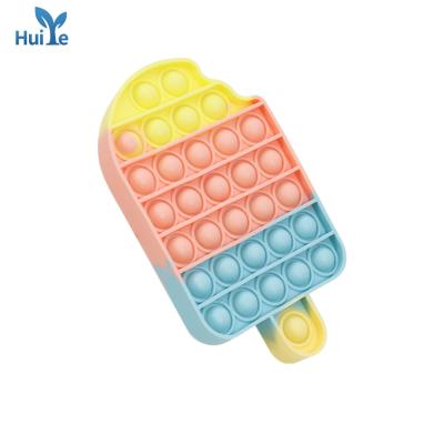 China Huiye noise waver person toy safe square bubble toy hand het bubble zintuiglijke sensory zintuiglijke speelgoed for sale