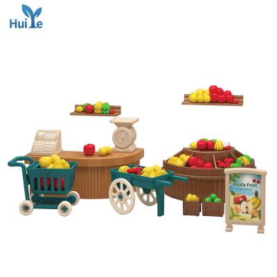 China Huiye Mini Bakery Shop Mini Bakery Shop Diy Toy 20*6*16CM Simulation Shopping Cart Order Bakery Toy Bread Shop Kids Toy 20*6*16CM for sale