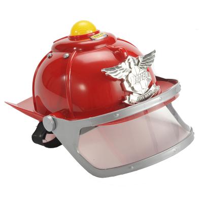 China Huiye Fireman Gear Electric Firefighter Equipment Costume Role Play Toy Set For Kids With Helmet And Accessories 46*32*13.5CM for sale