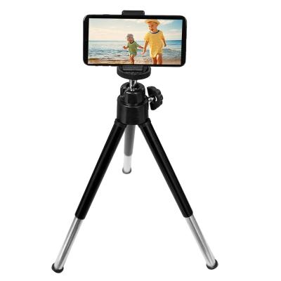 China Camara Mini Flexible Mini Portable Tripod Webcam Tripod Aluminum Alloy Adjustable Camera Tripod for sale