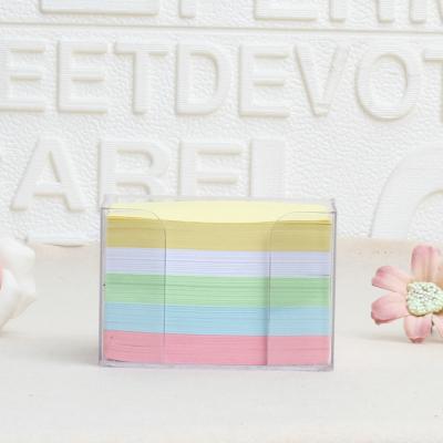 China Self-Adhesive 2021 customized sticky notes memo pads set with box holder for sale