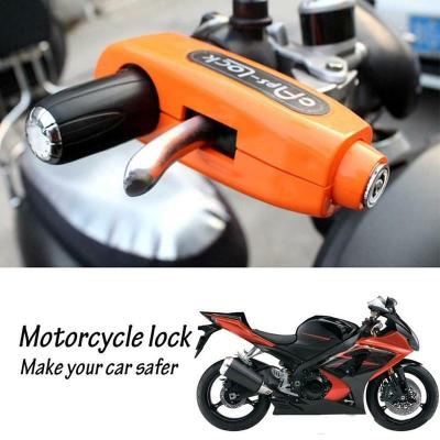 China Prevent Motorcycle Handlebar Theft Protection Security Anti-theft Locks New Arrivals Universal Motorcycle Handlebar Lock for sale