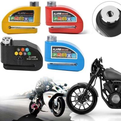 China New Arrival Simple Fashion Wheel Disc Bike Anti-theft Lock With Alarm for sale