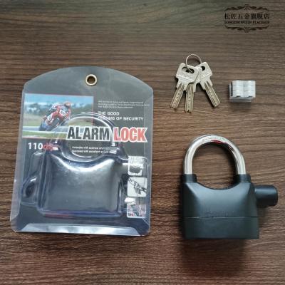 China New arrived anti theft padlock with alarm for the lock on the motorcycle for sale