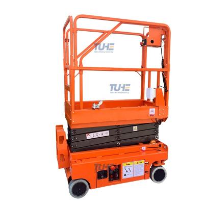 China High Quality Manlift Scissor Lift Hotels TUHE Hydraulic Scissor Lift Machine Self Propelled Platform Scissor Lift for sale