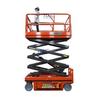 China Hotels 16m Good Quality Factory 200kg Mobile Battery Hydraulic Mobile Electric Scissor Lift for sale