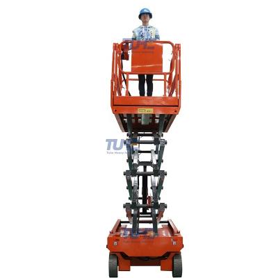 China High Quality Hotels 400kg Self Propelled Professional Electric Scissor Lift for sale