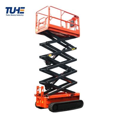 China Hotels Scissor Lift For Construction Maintenance Projects Self Proppeled Scissor Lift for sale