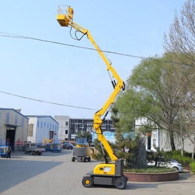 China Easy Operation Safety Overhead Manlift 12m 15m Hinged Boom Lift for sale