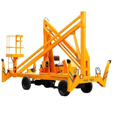 China Safety Safety Convenience Battery Diesel Platform Easy Aerial Work Mobile Hydraulic Boom Lift for sale